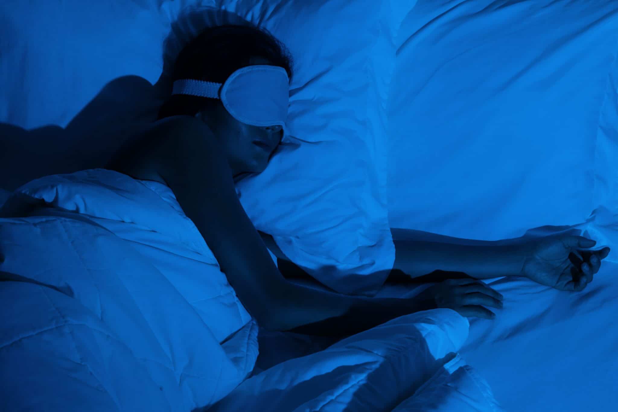 Night calm routine and restful sleep